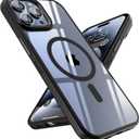 SUCGLES for iPhone 15 Pro Case with MagSafe [Ultra Strong Magnetic] [12FT Military Drop Protection] [Shockproof Bumper] Slim Thin Mag Safe Phone Cover 6.1" for Apple 15pro (Black)