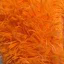 Shag Area Rugs for Bedroom Living Room,Orange 4X6 Ultra Soft Fluffy Area Rugs for Dorm, Indoor Carpet Nursery Rugs for Kids Room Home Halloween Decor