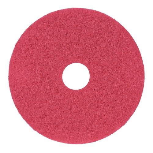 Boardwalk Buffing Floor Pads, 16" Diameter, Red, 5/Carton