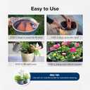 The Olla Company Classic Olla Watering Pot with Lid - Terracotta Self Watering Irrigation up to 1 ft in Diameter for Gardens, Raised Beds, and Small Pots - Vacation Friendly - Mini - Set of 2