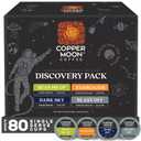 Copper Moon K-Cup Coffee Pods, Discovery Variety Pack, 80 Count | 20 Light Roast Bean Me Up, 20 Medium Roast Stargazer, 20 Dark Roast Dark Sky, 20 Strong Roast Blast Off, For K-Cup Brewers (EXP 05/20/28)