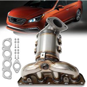 Front Catalytic Converter for Hyundai Sonata Hybrid 2016-2017 2.0L, Kia Optima Hybrid EX 2017 2.0L, Kia Optima 2018-2019 2.0L, Exhaust Manifold High Performance (EPA Compliant)