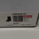 TOETOS Women's Chunky High Heel Ankle Boots Close Toe Fall Heeled Booties Shoes (Black)