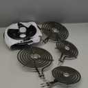 S-Union 4 Pack MP22YA Electric Range Burner Element Unit Set - 2 pcs MP15YA 6" and 2 pcs MP21YA 8" Replacement for Hardwick & Kenmore & Maytag & Norge & Whirlpool Electric Range Stove