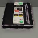 Five Star Zipper Binder, 2 Inch 3-Ring Binder for School, 530 Sheet Capacity, 3 Removable Tabbed File Folders, Black (29036IT8)