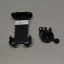 Lamicall Bike Phone Holder, Motorcycle Mount - Motorcycle Phone Holder, Handlebar Cell Phone Clamp, Scooter Phone Clip Gifts for iPhone 17 Air Pro Max, 16 15 Plus, S20, 4.7 to 6.8" Smartphones (Black)