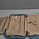 BAGSMART Toiletry Bag Travel Bag with Hanging Hook, Water-resistant Makeup Cosmetic Bag Travel Organizer for Accessories, Shampoo, Full Sized Container, ToiletriesLarge-Teal