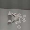 Cookie Press Gun White - Spritz Cookie Press Kit with 12 Discs & 6 Piping Tips | Perfect for Thanksgiving Christmas, Baking & Cake Decorating