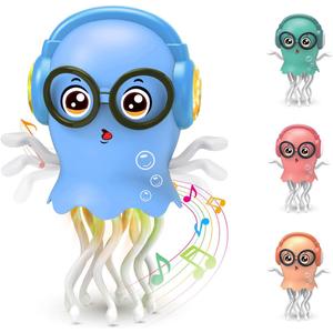 Dancing Jellydancer Kids Toy, Baby Toy Learning Crawling Jellydancer Tummy Time Toy for Boy 3-6 Girls 6-12, Fidget Toy Magic Dancing Loud Music Toys for 3 4 5 6 7 8 Year Old Kids Birthday Gifts