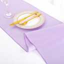 ShinyBeauty Light Purple Table Runner 10 Pack 12X108-Inch Birthday Runners Lavender Satin Table Runner Wedding Party Decorations Satin Table Runners 108 Inches Long Soft Silk Table Runner