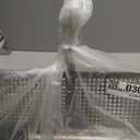 Sand Flea Rake - Heavy Duty Stainless Steel Sand Scoop Detachable 47" Long Handle Sand Sifter for The Beach with 16" Width Basket Metal Detecting Tool for Collecting Shark Teeth (Silver)