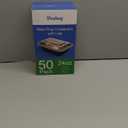 Dealusy 50 Pack (100-Piece) 24 oz Meal Prep Containers Reusable with Lids, Sturdy Leakproof & Food Safe, Microwave, Freezer, Dishwasher Safe Prep Containers, To Go Take Out Plastic Food Storage