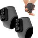 2PC Foot  Triple Method Massager, Triple Technology Foot Massager Ankle, Foot Advanced Triple Method Massager, Wireless Portable Foot Massagers for Home, Office, Travel(Grey)