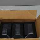 (24-Pack) Fence Post Caps - Protect Wooden Fence Poles Outdoor in Low Profile Made in USA (4x6 inch, Black, 24)