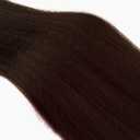 Leruikair Human Hair Bundles 26 28 30 Inch Kinky Yaki Wave Human Hair Bundles Chocolate Brown Color 4 Unprocessed Brazilian Soft Quick Weave Hair for Black Women