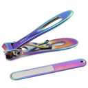 SZQHT Ultra Wide Jaw Opening Toenail Clippers Nail Clippers for Thick Nails Cutter for Ingrown Manicure Set,Pedicure Kit,Men & Women (Prismatic)