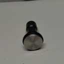 PUSEE 51mm Espresso Tamper - Premium Calibrated Coffee Tamper with Spring Loaded 30lb Pressure, Stainless Steel (Black)