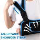Arm Sling Shoulder Immobilizer for Men and Women, Adjustable Rotator Cuff Support Brace, Fit Left or Right, Comfortable Medical Slings for Elbow and Wrist Injury, Forearm Fracture, Surgery Recovery