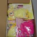 Valentines Day Gifts for Kids - 24 Pack Pre-filled Valentine's Day Cards with Plush Keychains Bulk, Valentine Fuzzy Toys Gift for Kids School Classroom Class Exchange Boys Girls Party Favor