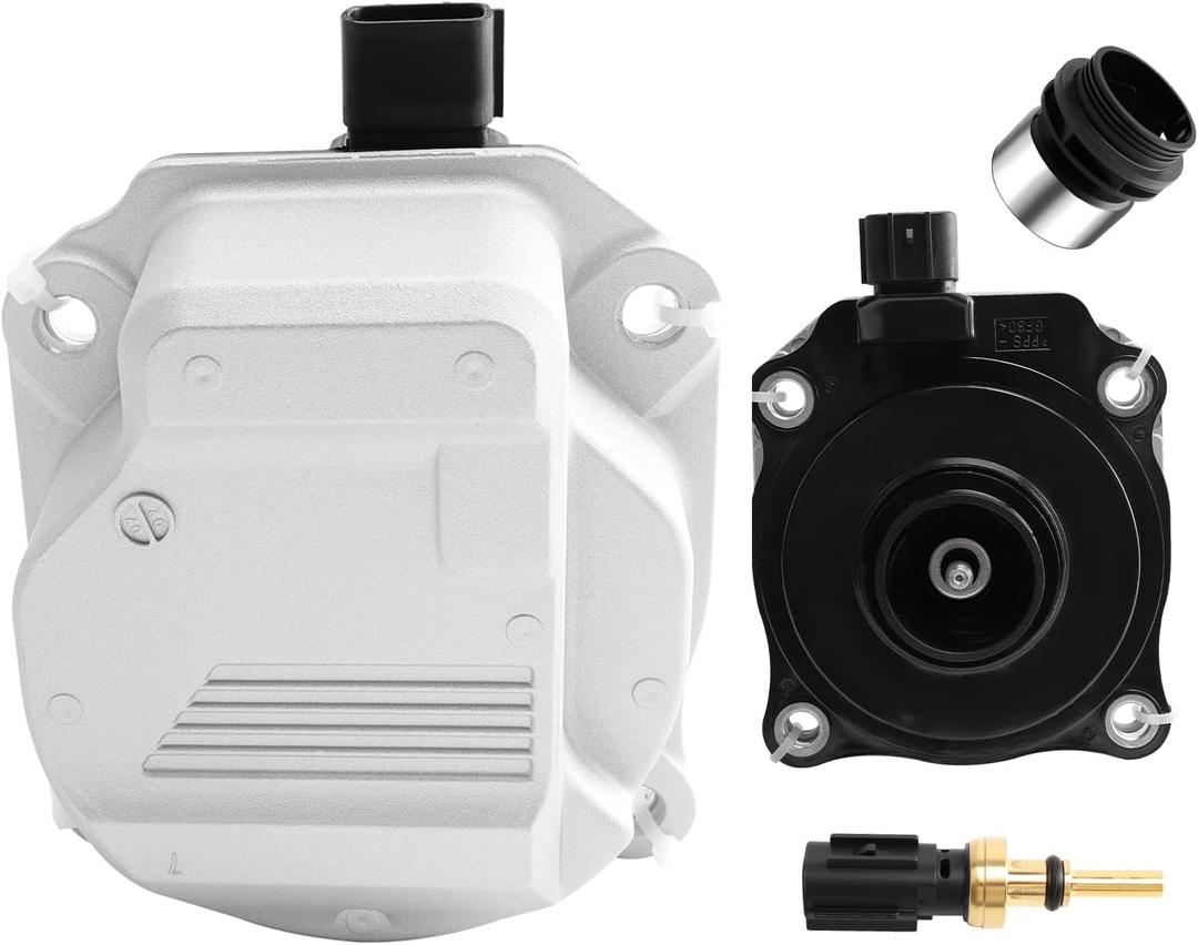 Electric Water Pump & Temperature Sensor Kit - Upgraded Stainless Steel Rotor - Fits Toyota Camry 2018-2021 2.5L LE/SE/XLE/,Avalon 2019-2021 RAV4 2019-2021 2.5L Replace# 16032-25010