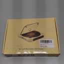 CD Player Portable with Dual Stereo Speakers, Rechargeable Portable CD Player with Bluetooth for Home with Headphones, Support CD/AUX/USB,Black