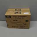 M MCIRCO 4-Piece Glass Casserole Baking Dish, Set of 2 Casseroles With Glass Lids, 1.9 Qt and 3 Qt