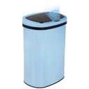 BestOffice Kitchen Trash Can with Lid, 13 Gallon Automatic Garbage Can for Bathroom Bedroom Home Office 50 Liter Touch Free High-Capacity Brushed Stainless Steel Waste Bin