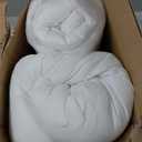 Bed Pillows King Size Set of 2 Medium Support Pillow for Stomach Side Back Sleeper Basic Soft Down Alternative White 20x36 inches