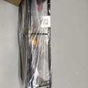 YASONIC Shower Caddy Adhesive, Rustproof Shower Shelves for Inside Shower, Large Capacity Bathroom Organizers and Storage, Shower Storage with Removable Hooks, No Drill Bathroom Accessories Black (2 Pack)