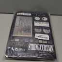 YaoYue Beaded Curtain Door String Curtains for Doorway Tassels Beads Hanging Fringe Hippie Room Divider Window Hallway Entrance Wall Closet Bedroom Privacy Decor (3979in/100200cm, Black)