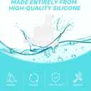 2 x FireAnt Silicone Salt Pads Refills Compatible with Navage Nasal Care, Reusable Saline Pods Replacement Accessories, Easy Operation (12 Pack - White 6 + Blue 6)