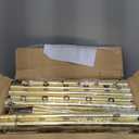 DAOYA Shower Caddy Tension Pole  Gold Corner Shower Caddy Stainless Steel Bathroom Shower Organizer for Tub Tension Rod Corner Shower Shelves(22114.2inch)