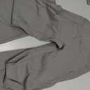 Sunzel Hidden Butt Lifting Scrunch Flare Leggings for Women with Pockets No Front Seam Tummy Control Mini Flared Yoga Pants 32" Inseam Charcoal Gray Small