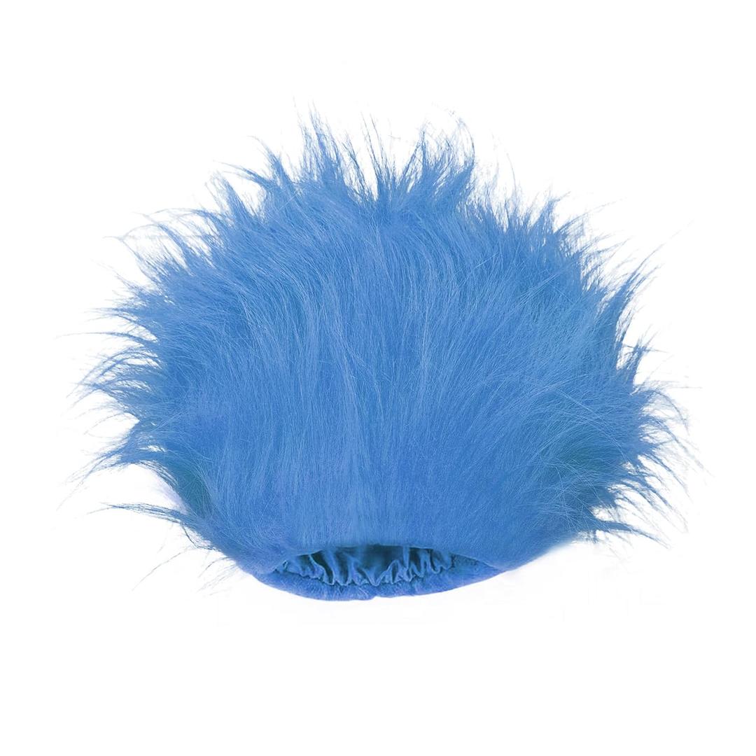 Blue Wig Hair Headband Costume Funny Wigs Blue Wigs for Women,Crazy Wigs for Halloween Costume Cosplay and Party (Short)