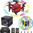 Mini Drones for Kids Beginners & Adults, RC Drone & Aurora Ball 2 in 1 Toy with One Key Take Off-Landing, 360 Spinning, Aurora Ball Mode, 2 Batteries, Quadcopter Fly Toy for Boy Girl Gifts
