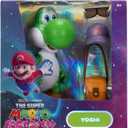 The Super Mario Galaxy Movie 5 Action Figures Series 1 Yoshi Figure with Hat, Sunglasses, and Satchel Accessories - Premium Details 20 Points of Articulation