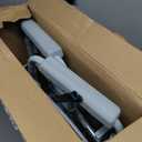 Drive Medical 11148-1 Folding Steel Bedside Commode Chair, Portable Toilet, Supports Individuals Weighing Up To 350 Lbs, with 7.5 Qt. Bucket and 13.5 Inch Seat, Grey