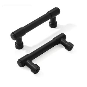 khtumeware 10 Pack 3-1/4 Inch(82mm) Matte Black Cabinet Pulls Kitchen Cabinet Hardware for Cupboard Drawer Pulls Dresser Handle