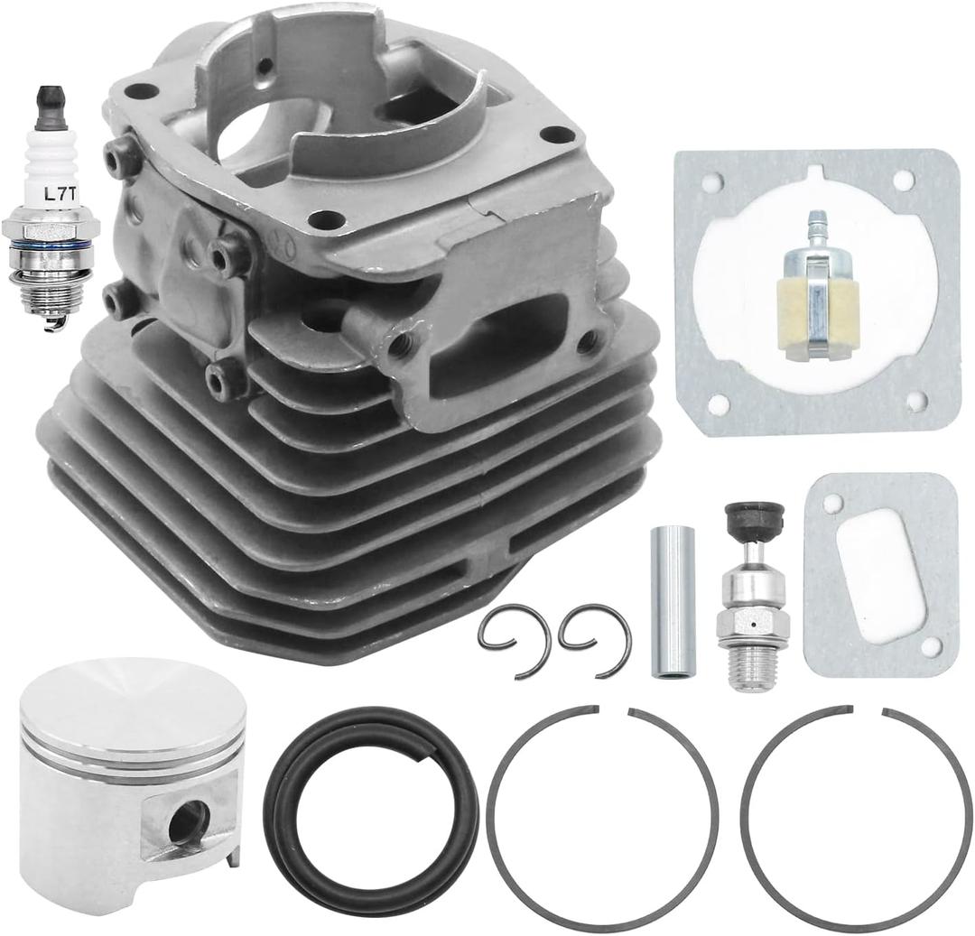 503869871 45mm Cylinder Piston Gaskets Kit, Replacement for Husqvarna 353 351 350 346XP 340 Chainsaw, Replaces 5372531-02 503869871