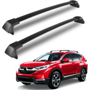 Roof Rack Cross Bars Compatible with Honda CRV 2012-2016(with Flush Side Rails) CR-V Aluminum Crossbars Rails Rooftop Bike Snowboard Skiboard Luggage Rack Cargo Carrier
