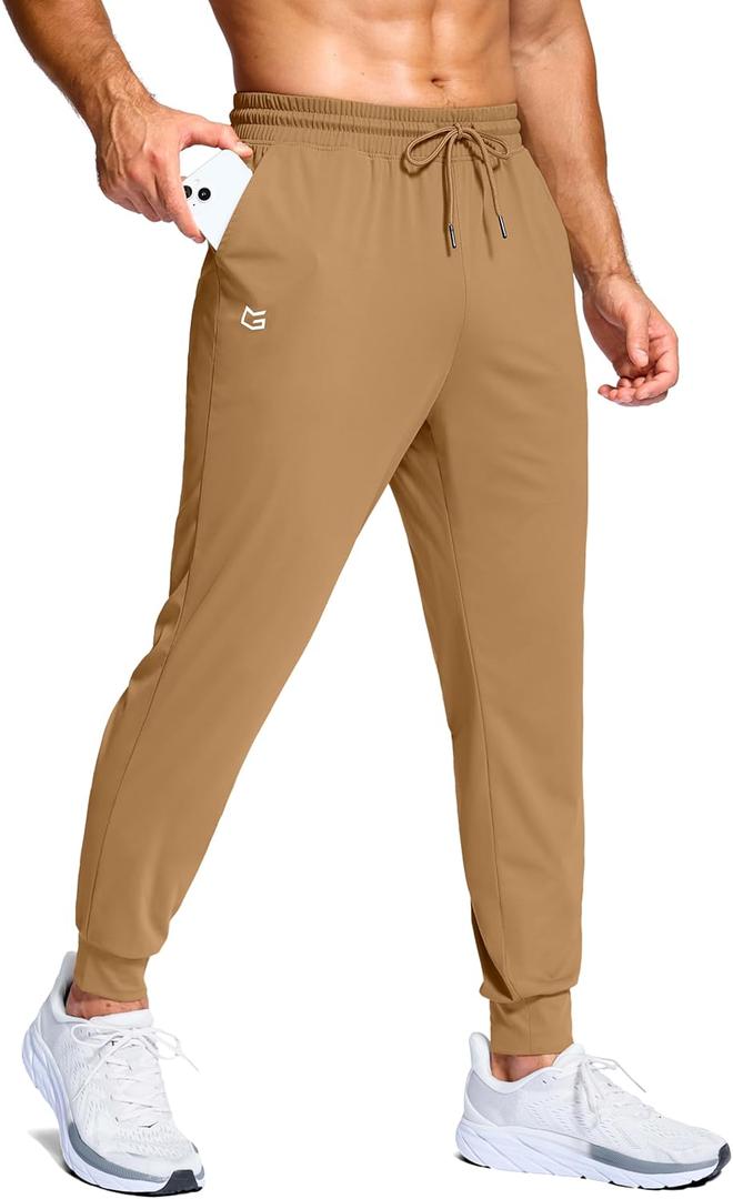 G Gradual Men's Joggers Lightweight Athletic Workout Pants with Pockets Stretch Track Running Sweatpants for Men Gym Sports