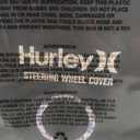 Hurley Universal Fit Steering Wheel Cover for Car, Truck, and SUV, Durable Steering Wheel Protection, Grip Off-Black/Conversational Jacquard