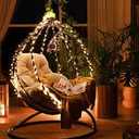 2Pack Each 66Ft 200 LED Fairy Lights Plug in, Waterproof String Lights Outdoor & Indoor, LED String Lights 8 Modes with Timer, Twinkle Light for Girl's Room Garden Christmas Decorations (Warm White)