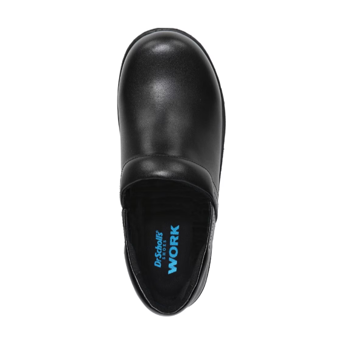 Dr. Scholl's Work  Women's Dynamo Slip Resistant Clog (8 Wide, Black)