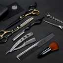 Professional Hair Shears Thinning Scissors Set, Fcysy Barber Shears Hair Cutting Scissors Kit, Hairdresser Trimming Salon Supplies