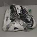 Nattork Adjustable Kids Ice Skate for Boys Girls Adult, Soft Padding and Reinforced Ankle Support Ice Hockey Skates for Beginners (Large(5-8), White)