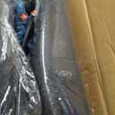 Ergonomic Office Chair with High Back Headrest, PU Leather Executive Desk Chair - Padded Flip-Up Armrests, Lumbar Support, Swivel Computer Chair for Home Office & Gaming, Black