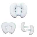 Baby 2 in 1 Travel Cushion, Banana Shape Baby Neck Head Support Travel Pillow Stroller Insert Cushion for Kids, Toddler, Blue