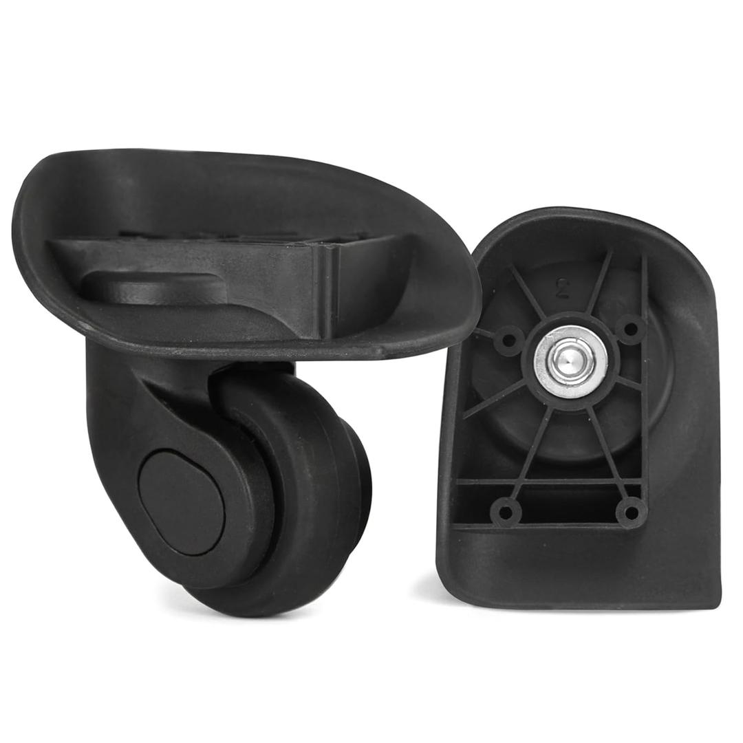 Zoofen Luggage Wheels Replacement 2 pcs Suitcase Replacement Wheels Wear-Resistant Luggage Carry On Spinner Wheels with 4 Holes (ZA-20)