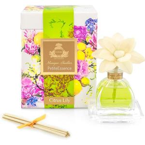 AGRARIA PetiteEssence Flower and Reed Diffuser Set, Handcrafted Sola Flower Botanical Home Fragrance, Scented Oil Diffuser Gift Set for All Occasions